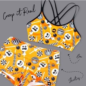 Wodbottom Halloween Shorts, Size M